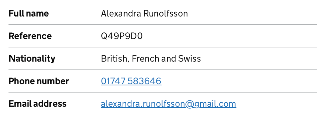 Personal details with 3 nationalities shown.